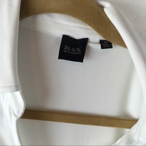 Saks Fifth Avenue Black Label Tops - Saks White Long Sleeves with Snap Closure Saks Fifth Avenue Black Label Tops - Saks White Long Sleeves with Snap Closure